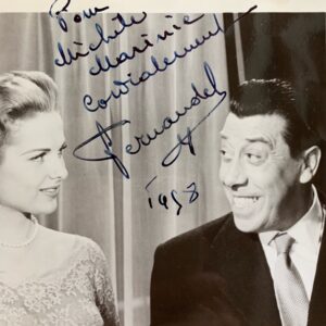 Photographie dédicacée par Fernandel