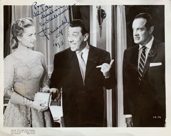 Photographie dédicacée par Fernandel