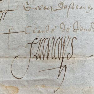 François d'Orléans-Longueville passe en revue sa compagnie, en 1543