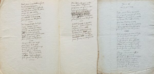 Dossier sur le rétablissement de statue d'Henri IV sur le Pont-Neuf en 1818