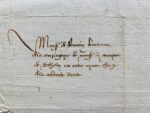 Rare lettre du roi de Navarre Henri II d'Albret, rassemblant ses forces face aux troupes de Charles Quint
