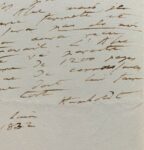 Humboldt s'inquiète de l'état de santé d'Abel-Rémusat