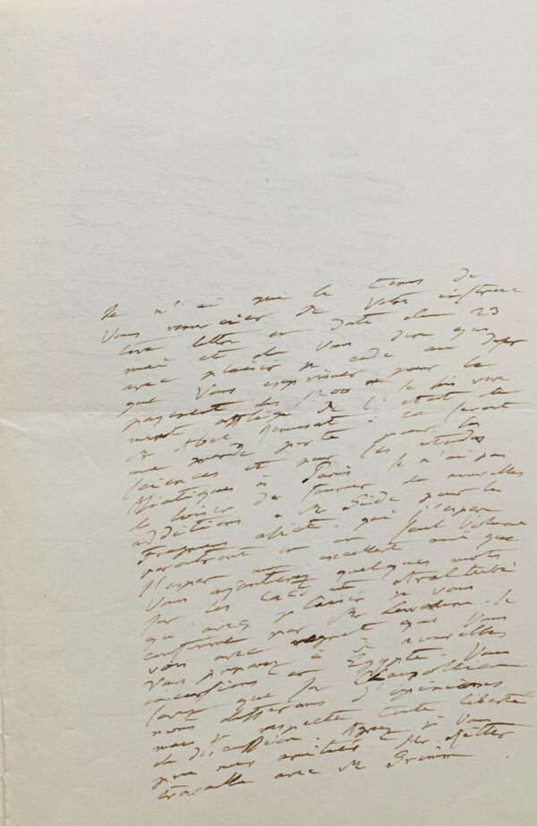 Humboldt s'inquiète de l'état de santé d'Abel-Rémusat