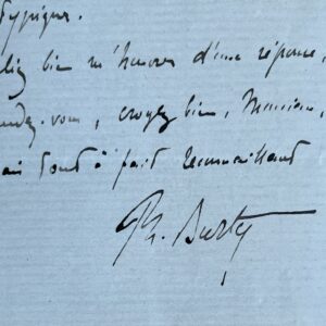 Philippe Burty rassemble la correspondance d'Eugène Delacroix