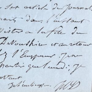 Horace Vernet obtient enfin une audience auprès de l'Empereur