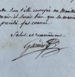 Le peintre Etienne-Barthélemy Garnier évoque une réception à l'Académie de Beaux-Arts