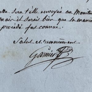 Le peintre Etienne-Barthélemy Garnier évoque une réception à l'Académie de Beaux-Arts