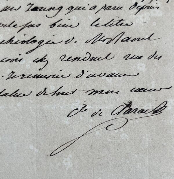 Le comte de Clarac se procure les travaux hiéroglyphiques des égyptologues Champollion et Young