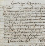 Journée des dupes : copie d'époque de trois lettres historiques de Louis XIII, Richelieu et Marie de Médicis