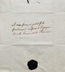 Belle lettre entièrement autographe de Louis XV, au sujet de la petite vérole du prince de Lamballe