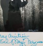 Photographie dédicacée du clarinettiste et saxophoniste américain de jazz, Mezz Mezzrow