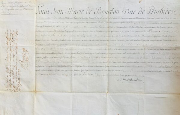 Un nouvel huissier nommé à l'amirauté de Saint-Pierre-et-Miquelon en 1789