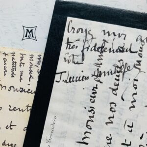 Belle correspondance de la salonnière Jeanne Mühlfeld