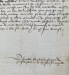 Rarissime lettre entièrement autographe de Thiebault IX de Neufchâtel