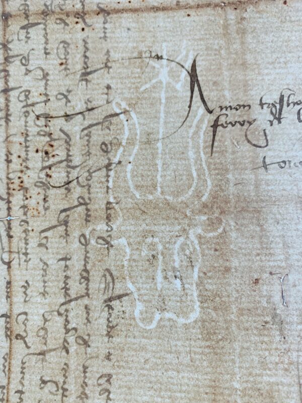 Rarissime lettre entièrement autographe de Thiebault IX de Neufchâtel