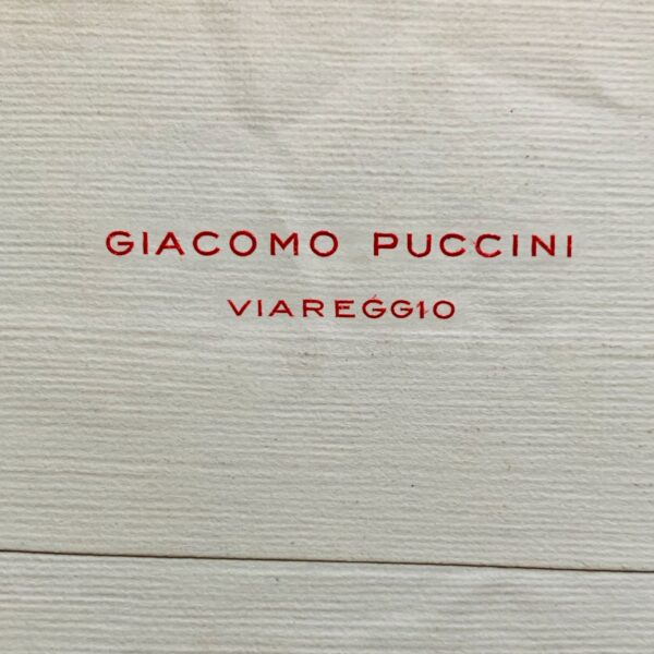 Puccini enthousiasmé du travail d'Adami pour Turandot
