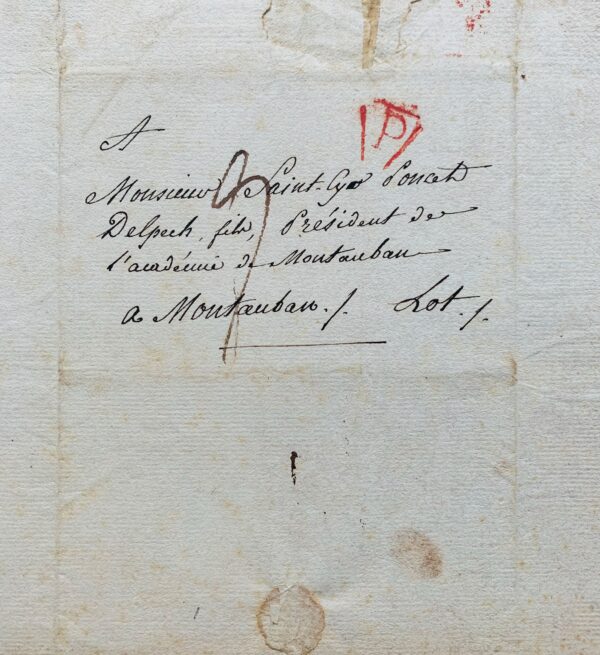 Etienne Vigée reçu à l'Académie de Montauban