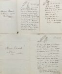 Trois lettres de l'architecte Alexandre-Théodore Brongniart sur l'aménagement de l'Hôtel Nansouty