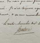 Les voeux de Cambacérès pour 1806