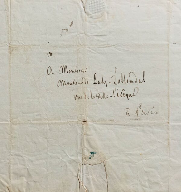 Chateaubriand conseille à Lally-Tollendal de répondre par le mépris