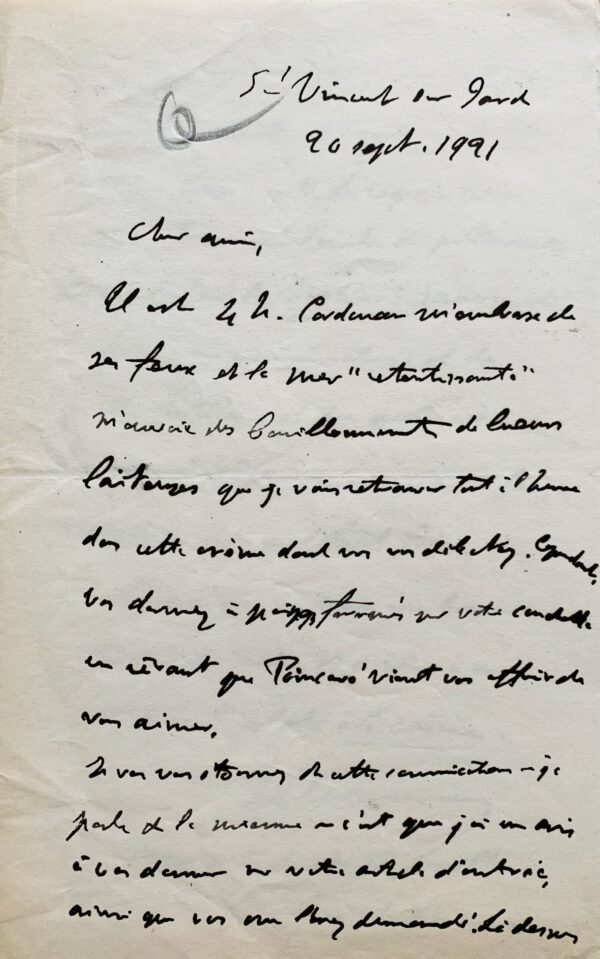 Georges Clemenceau inspiré par la poésie des paysages de Saint-Vincent-sur-Jard
