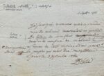 Quittance signée par Jacques Delille pour une pension qui lui est due