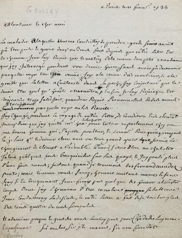 L'historien champenois Pierre-Jean Grosley découvre sa passion des livres