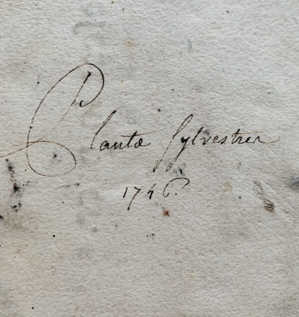 Splendide herbier de 1746 en très bel état de conservation