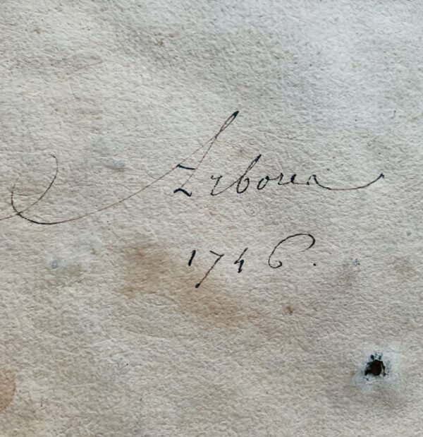 Splendide herbier de 1746 en très bel état de conservation