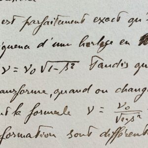 Louis de Broglie compare théorie de la Relativité et Mécanique ondulatoire