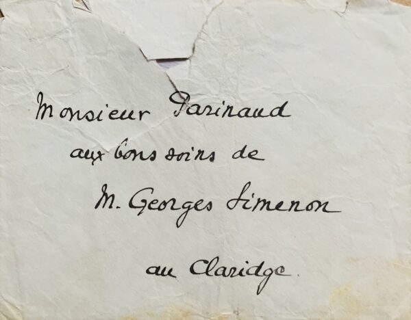 Marcel Pagnol désire s'entretenir avec Michel Simon et Georges Simenon