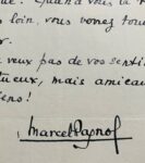 Marcel Pagnol estime ne pas être un écrivain