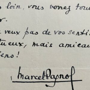 Marcel Pagnol estime ne pas être un écrivain