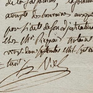 Ensemble de 10 documents de l'architecte Charles-François Viel sur les travaux à la Salpétrière