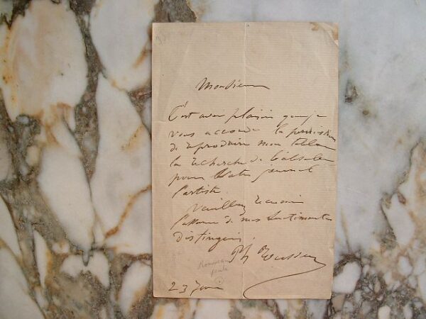 Philippe Rousseau autorise la reproduction de sa toile Recherche de l'Absolu.