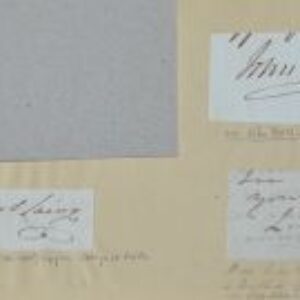 Signature autographe de l'explorateur polaire John Ross.