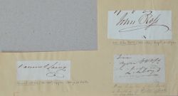 Signature autographe de l'explorateur polaire John Ross.