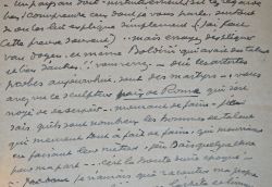 Belle correspondance (avec dessin aquarellé) du peintre Fernand Maillaud.