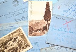 Importante correspondance de l'artiste et poétesse Elsa Koeberlé.