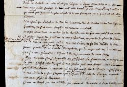 Latude raconte ses déboires au Roi de Prusse.