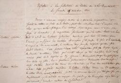 Rapport de visite de la filature de coton de Bauchart, à Saint-Question, en 1840.