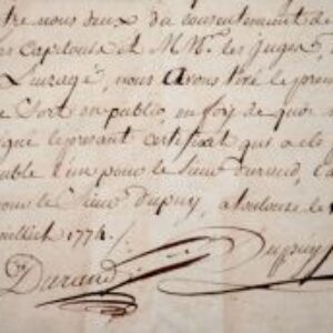 Deux vainqueurs d'un prix des armes refusent de se battre en duel.