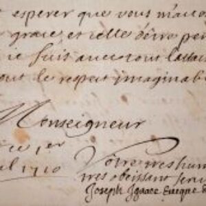 L'évêque d'Apt, Joseph Ignace de Foresta, soutient un prêtre de son diocèse.