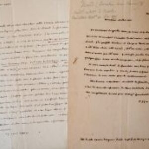 3 lettres du cardinal d'Isard, archevêque d'Auch.