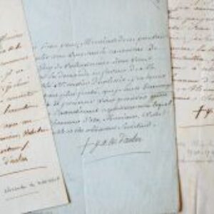 4 lettres d'évêques d'Autun, XVIIIe-XIXe.