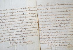 L'évêque de Chartres part en tournée dans son diocèse, en 1769.