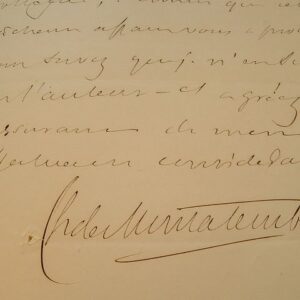 Le comte de Montalembert regrette son discours.