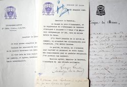 Quatre lettres d'évêques du Mans.