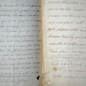 Deux lettres de l'évêque de Saintes sur une affaire galante avec les Nonnettes en 1692.