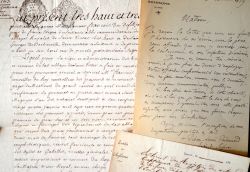 Ensemble de lettres d'évêques de Soissons.